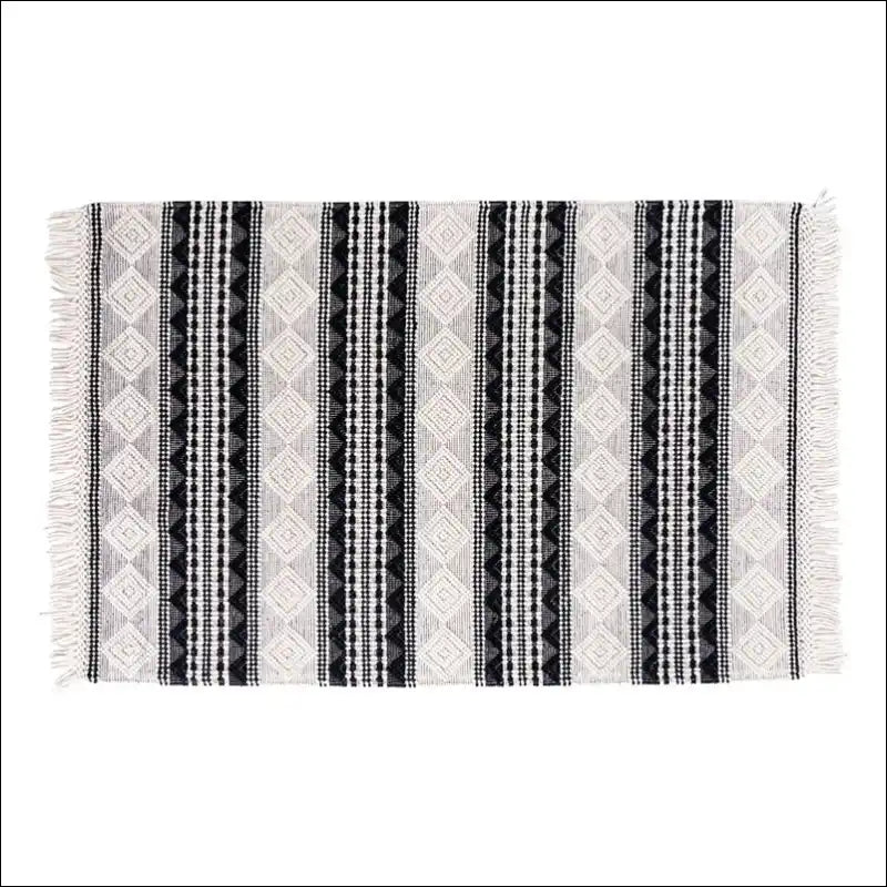 Tapis scandinave en laine naturel rectangulaire 120x180cm 