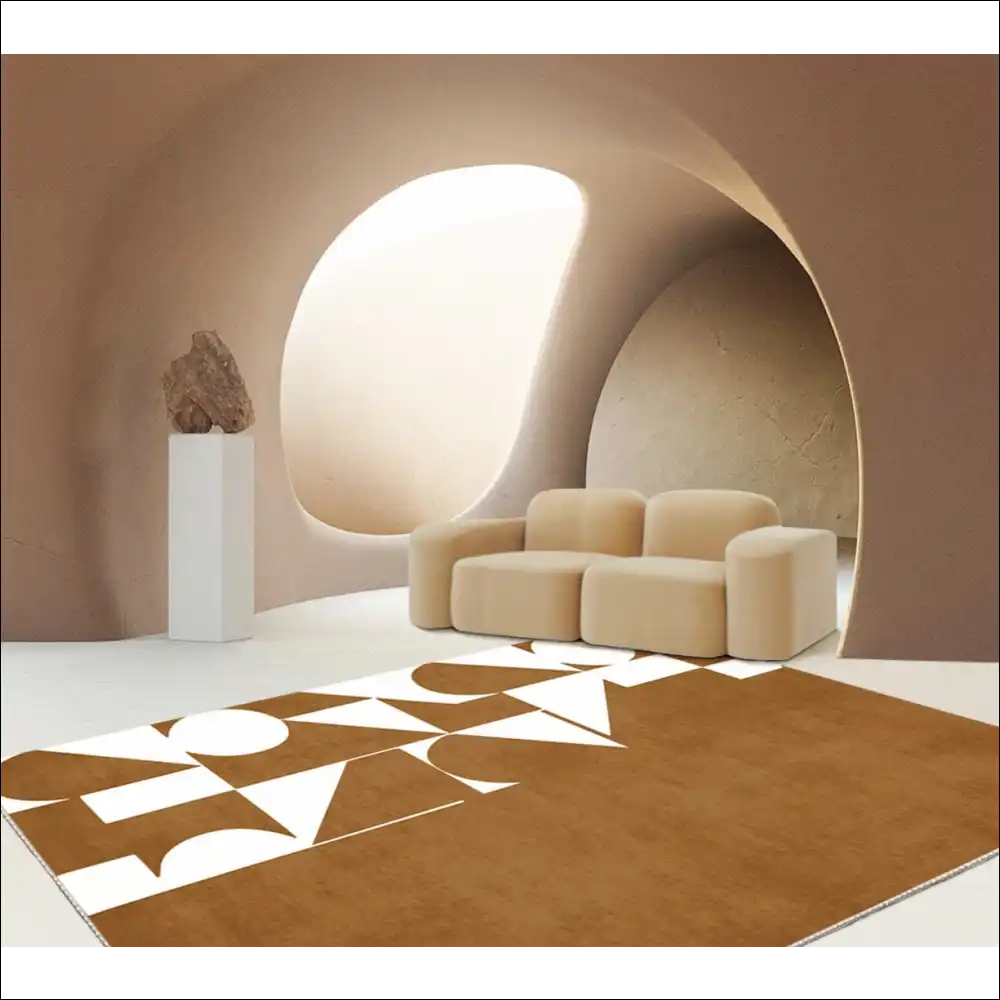 Tapis de salon contemporain de la gamme TEXAS Tapis beige