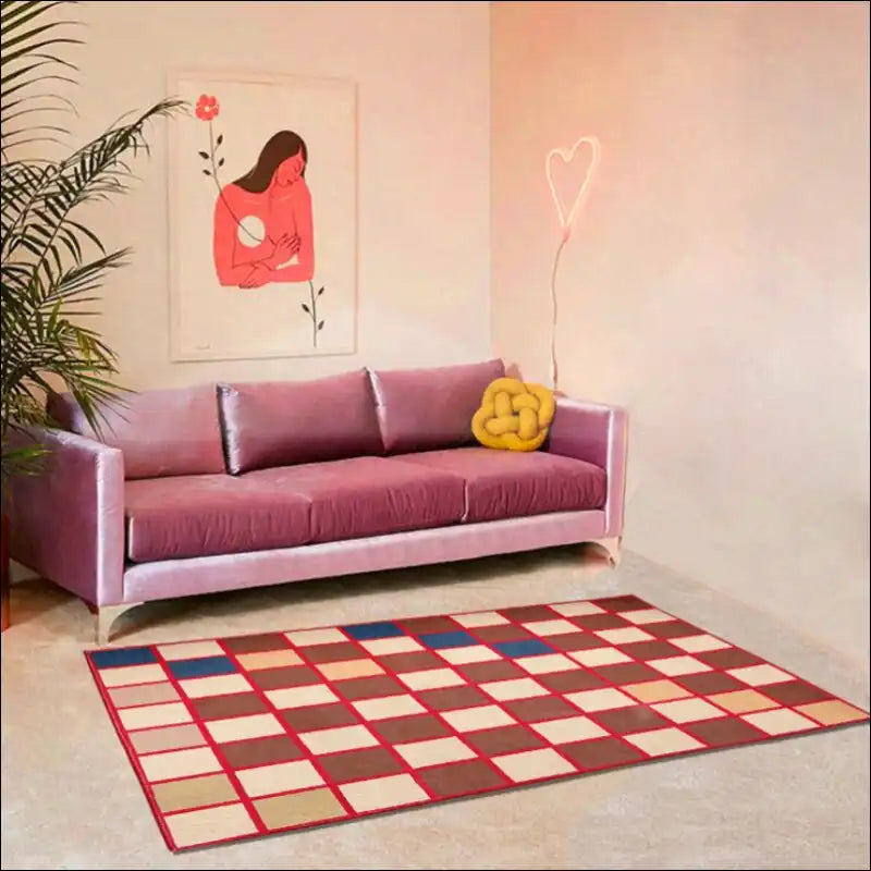 Living Room Decorative Carpets Fashion Trendy Cool Colorful 